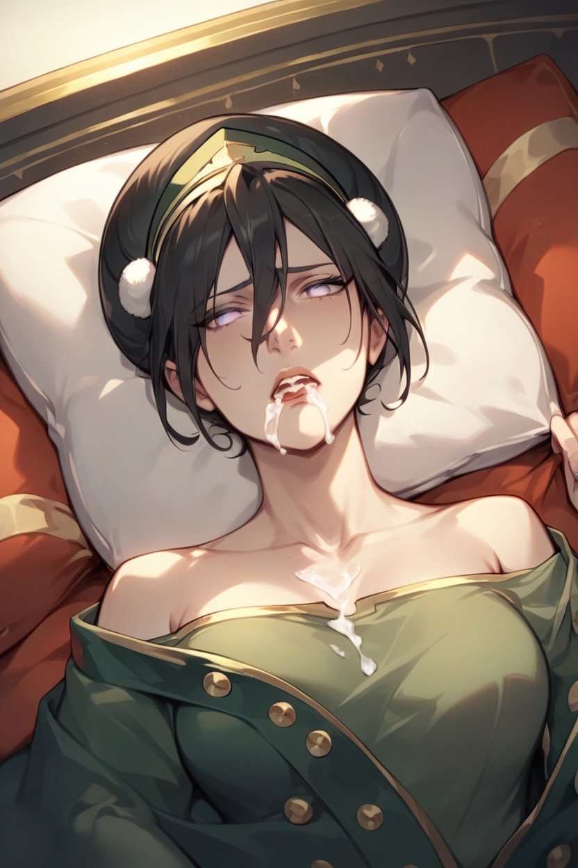 小さな胸, Cum From Mouth, Toph Beifong From AvatarAIポルノ