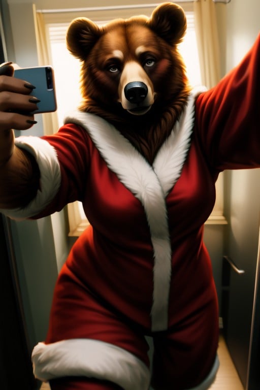 Ours, Selfie, NoëlPorno IA Furry