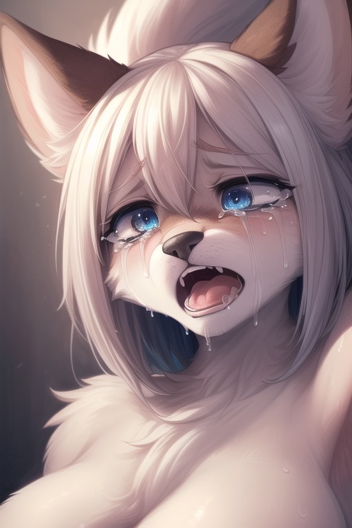 Crying Furry AI Porn