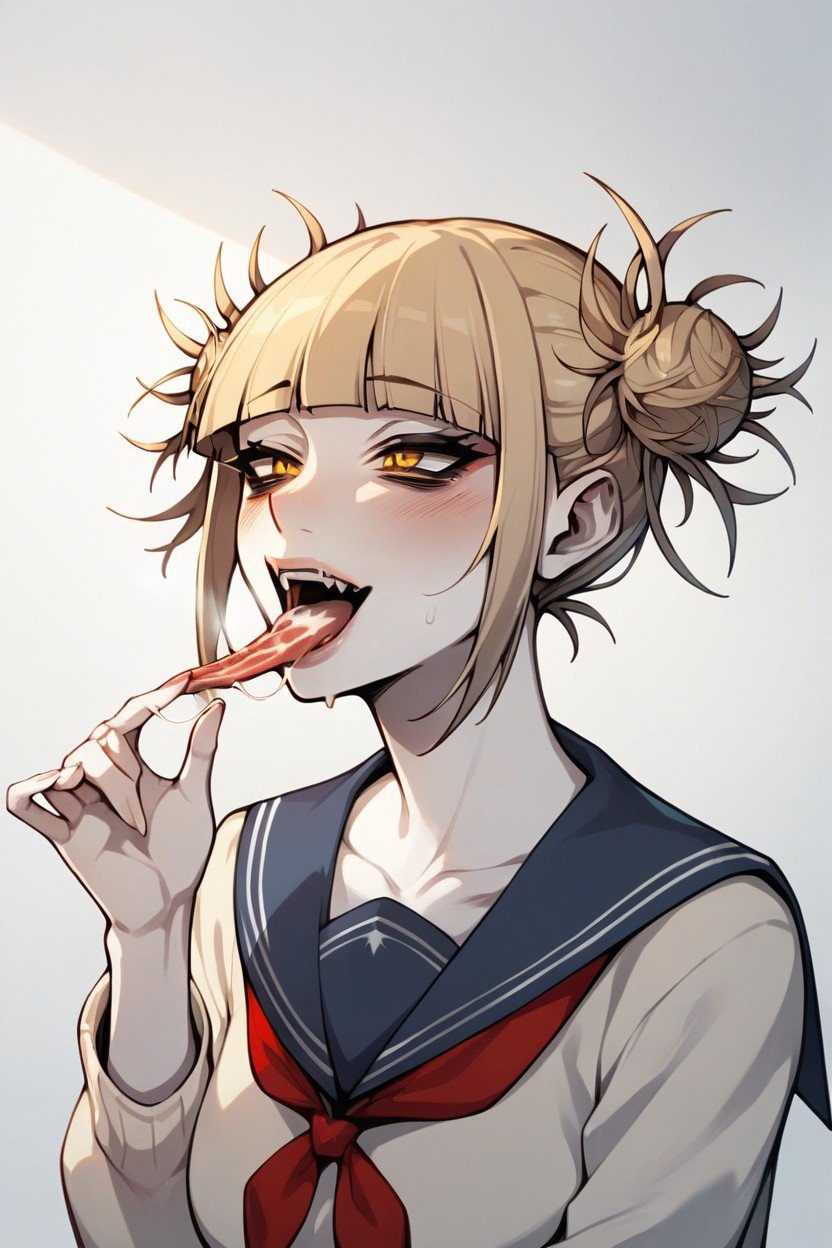 Pele Pálida, Toga Himiko Fisting Gaping Wide Open Butthole Hentai IA pornografia