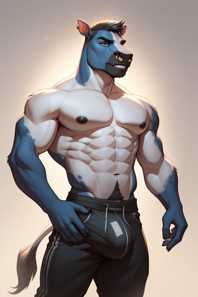 Taurus, Bull, Athletic BodyPorno AI Furry