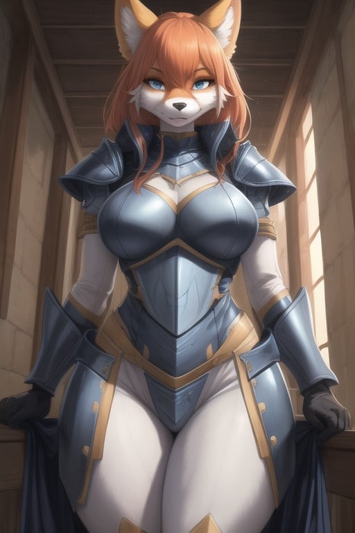 Medieval, Touching Face, Waist Shot Furry AI Porn