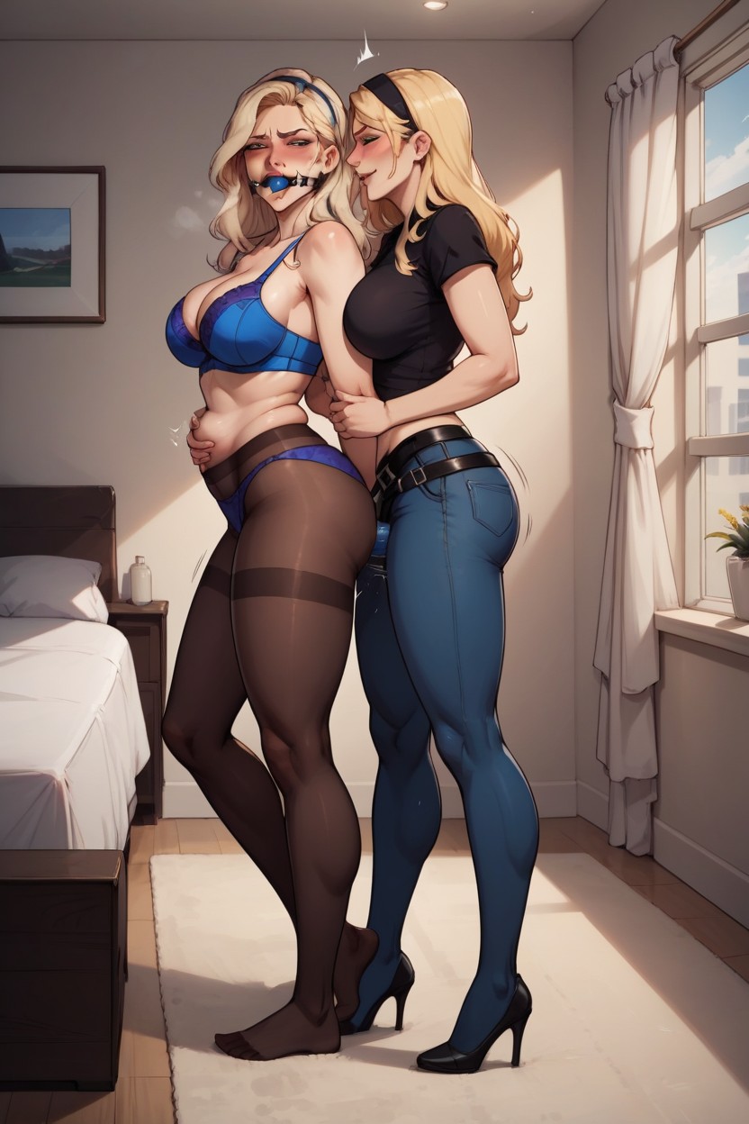 Arm Around Stomach, Kiss Mark, Vagina AI Porn