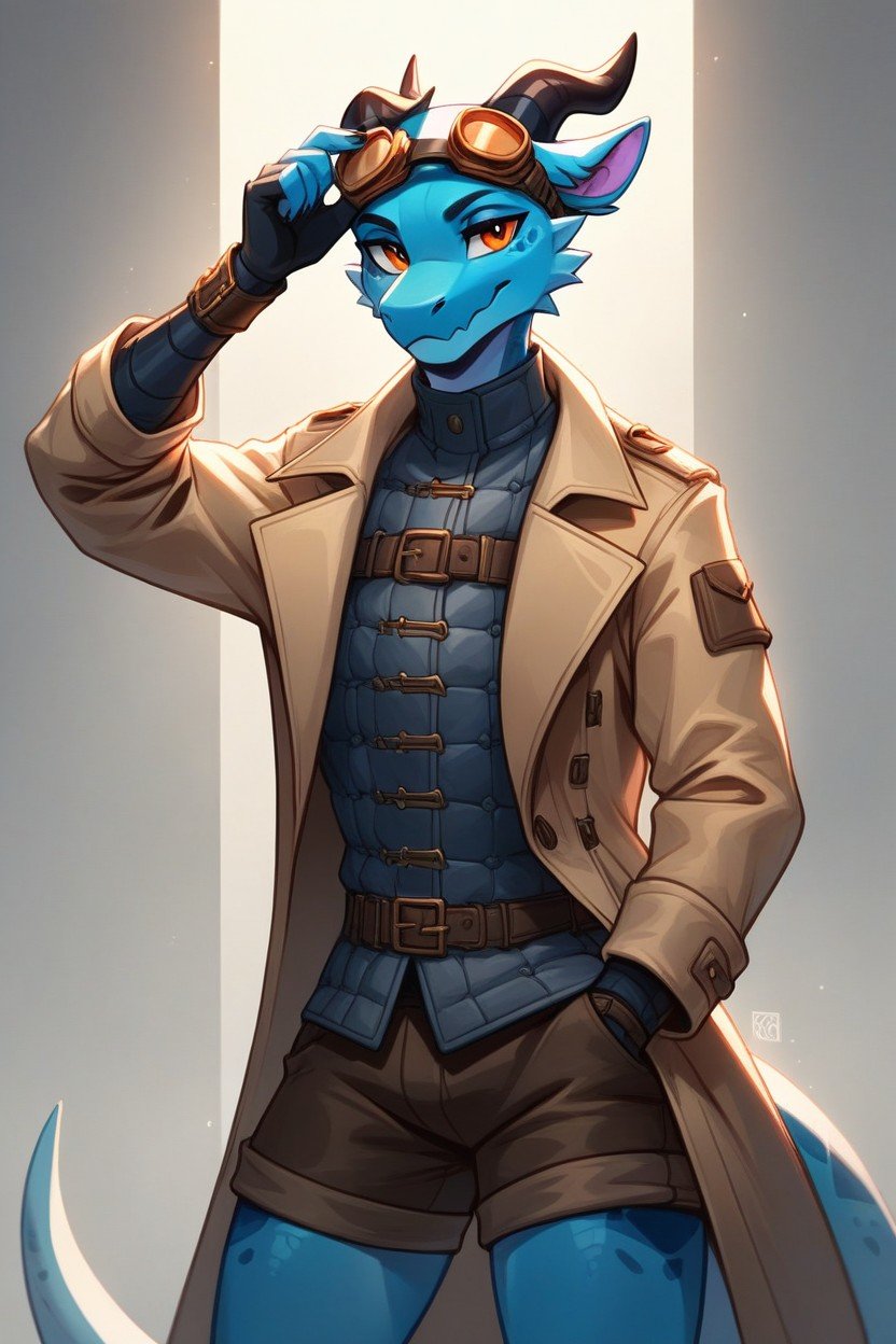 Blue Kobold, Musket, Horns퍼리 AI 포르노