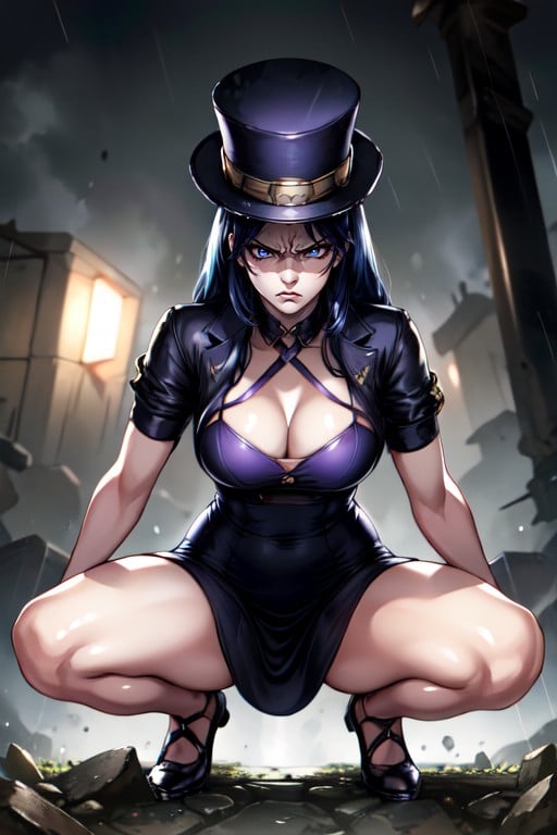 Raining, Manga In Color, Caitlyn (league Of Legends) AI Porn