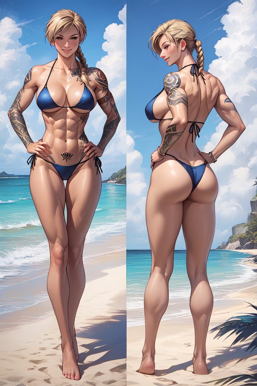 Cassie Cage, Tattoo Bbc Slut Coquis, Corpo Todo Hentai IA pornografia