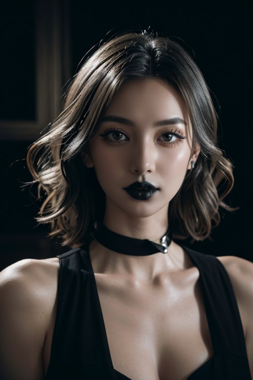 Detailed Skin, Choker, Ultra High Resolution AIポルノ