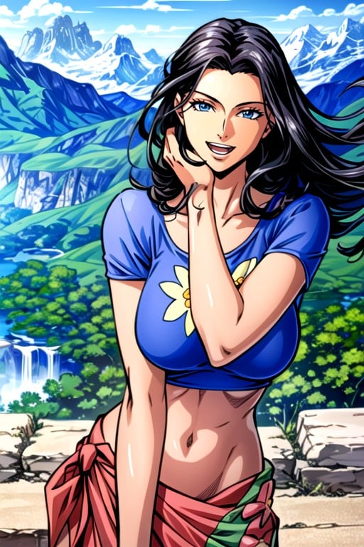 30+, Nico Robin (one Piece), CómicPorno AI