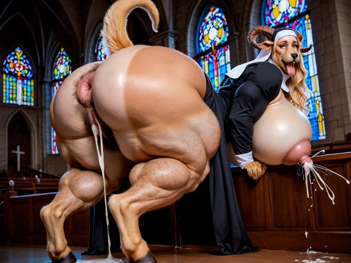 Furry, Church, NunPorno AI