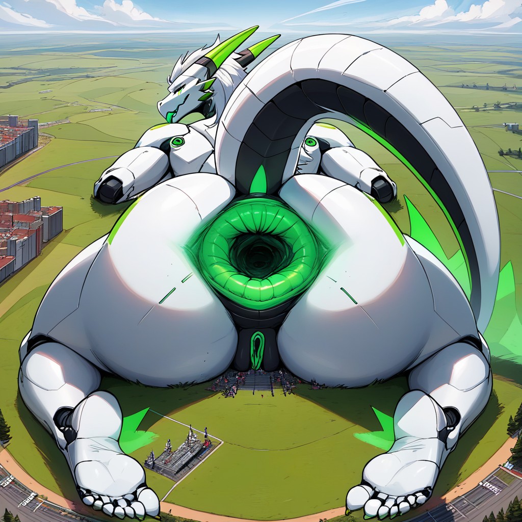 Pradera, Gaping Anus, Deep Gaping Anus Furry IA