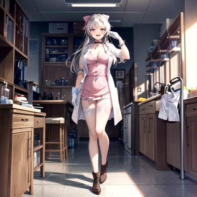 Hospital, White Stoking, Sfw Hentai AI Porn