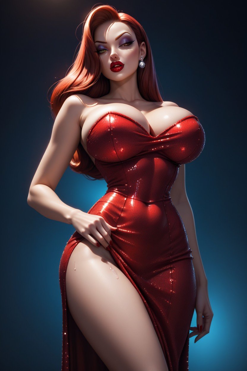 Lust Is Visible, Jessica Rabbit, Red Jessica Rabbit DressAI黄片