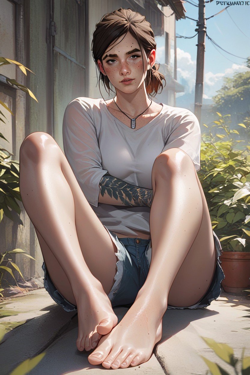 Ellie, The Last Of Us, Feet Pornografia de IA