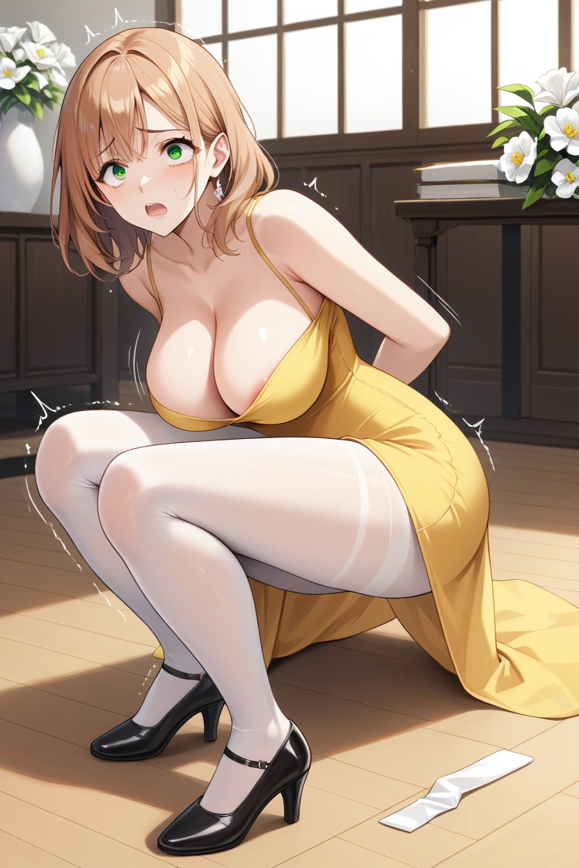 Pretty Feet And Legs, Hotel Room, Face Hentai AI Porn