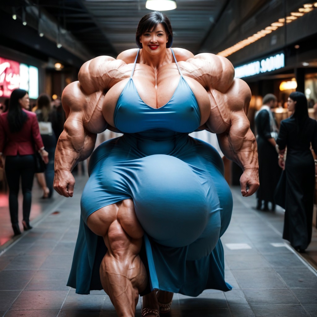 Muscular, Growing, Heels Shemale AI Porn