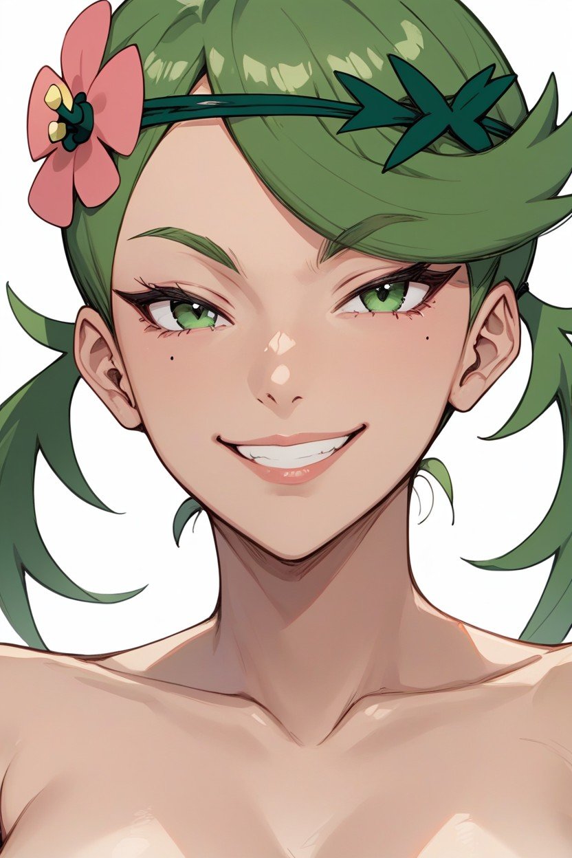 Naked, Mallow From Pokemon, 单人图AI黄漫