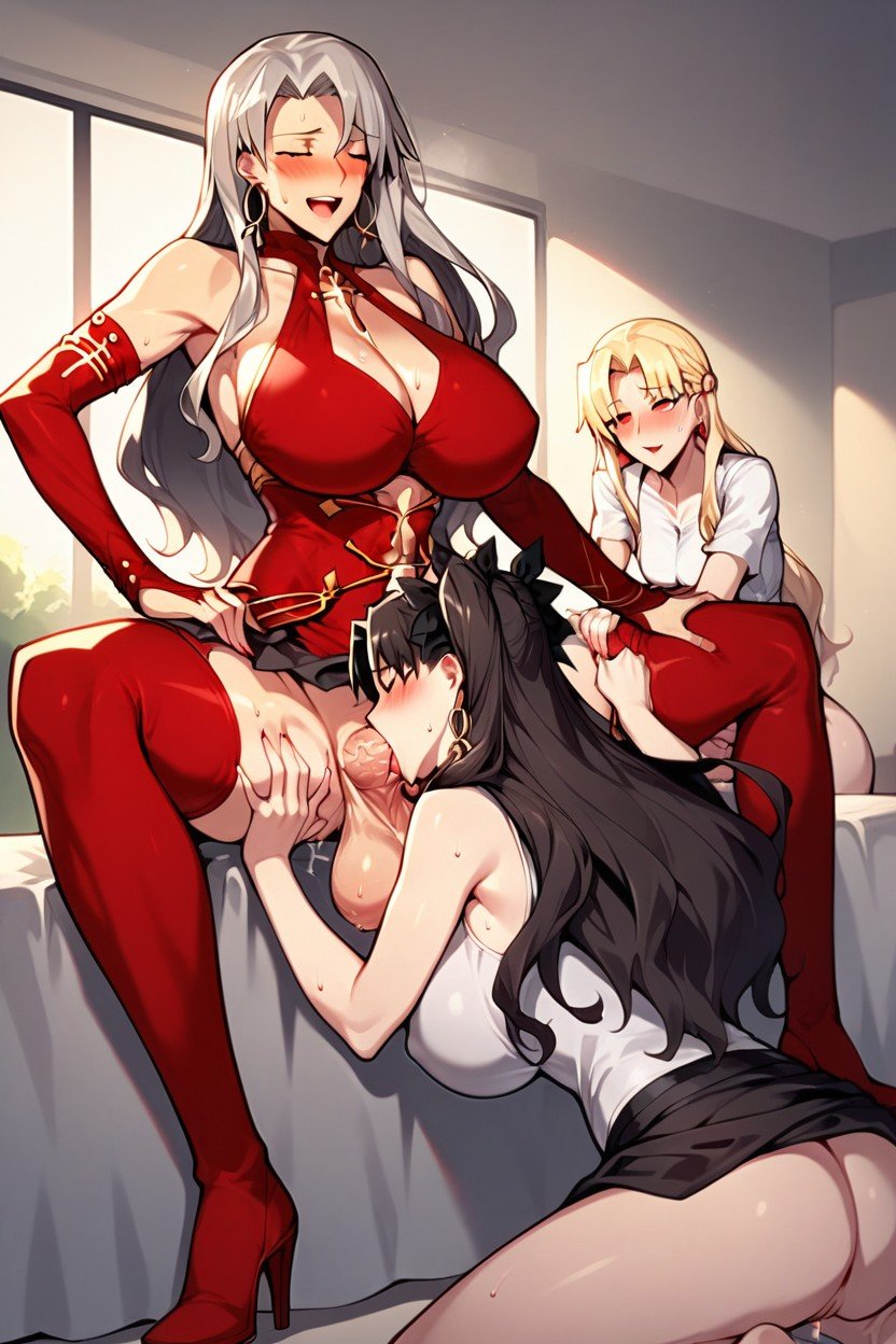 Futa, Lovely, Threesome Furry AI Porn