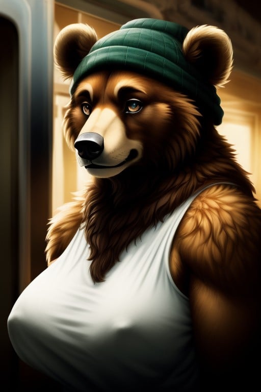 Massive Breast, Beanie, Bear Furry AI Porn