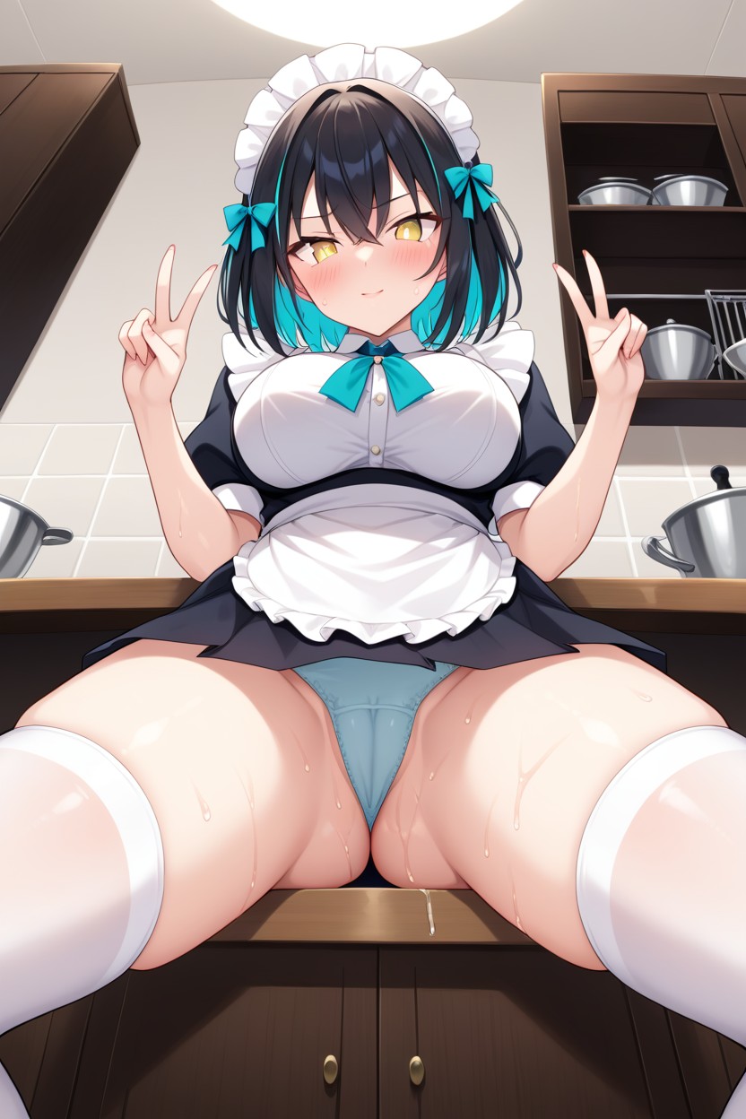Showing Panties, V Shaped Bangs, Is Cm Tall Shemale AI Porn