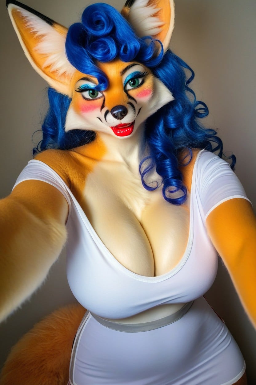 Mega Realistic, Rounded Breast, Detailed Fur Furry AI Porn