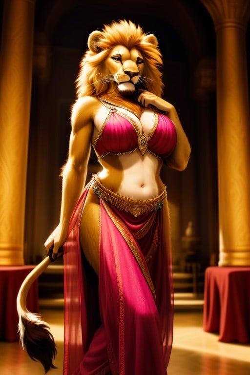 Palace, Massive Breast, Belly Dancer Furry AI Porn