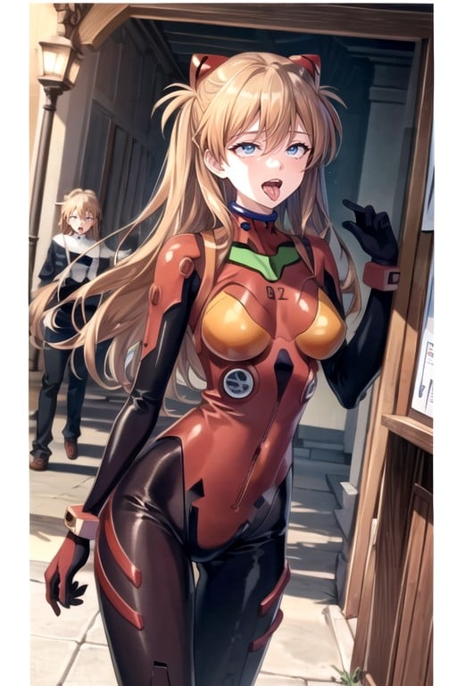 Ahegao, Courte Longueur, Asuka (evangelion)Porno IA transsexuelle