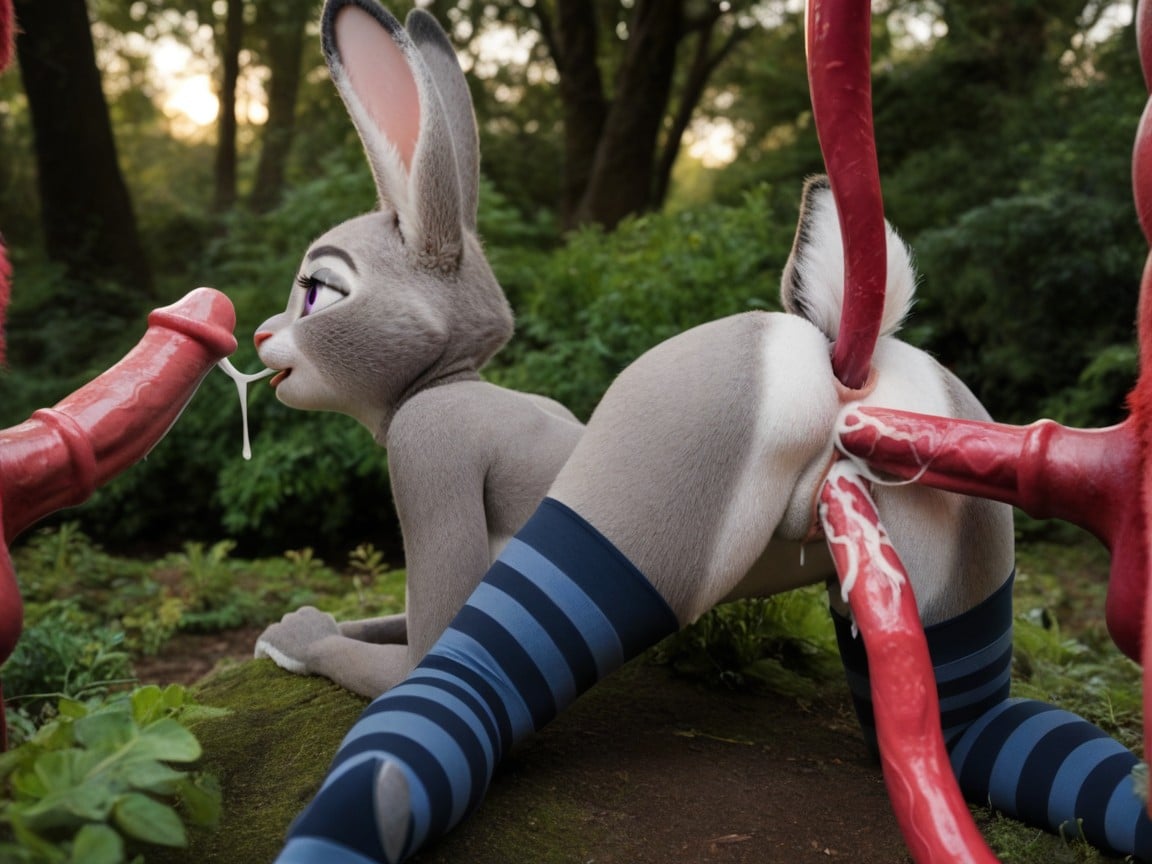 Judy Hopps, Monster, ForêtPorno IA