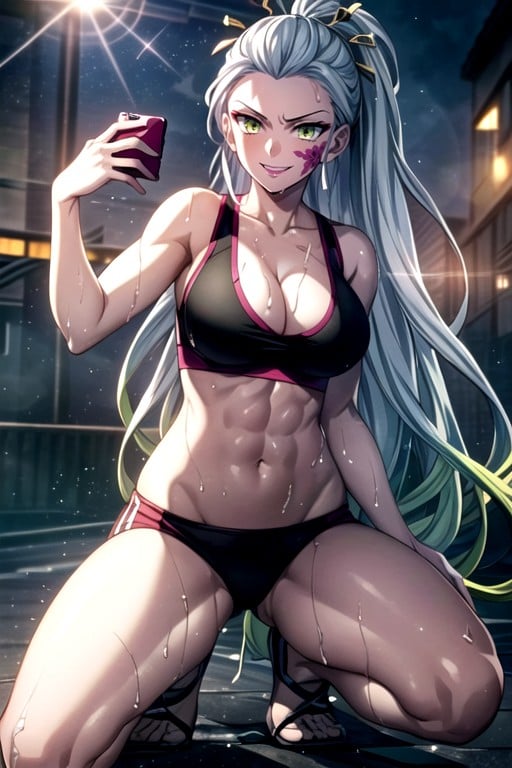 Grinning, Fit, 马尾辫AI黄漫