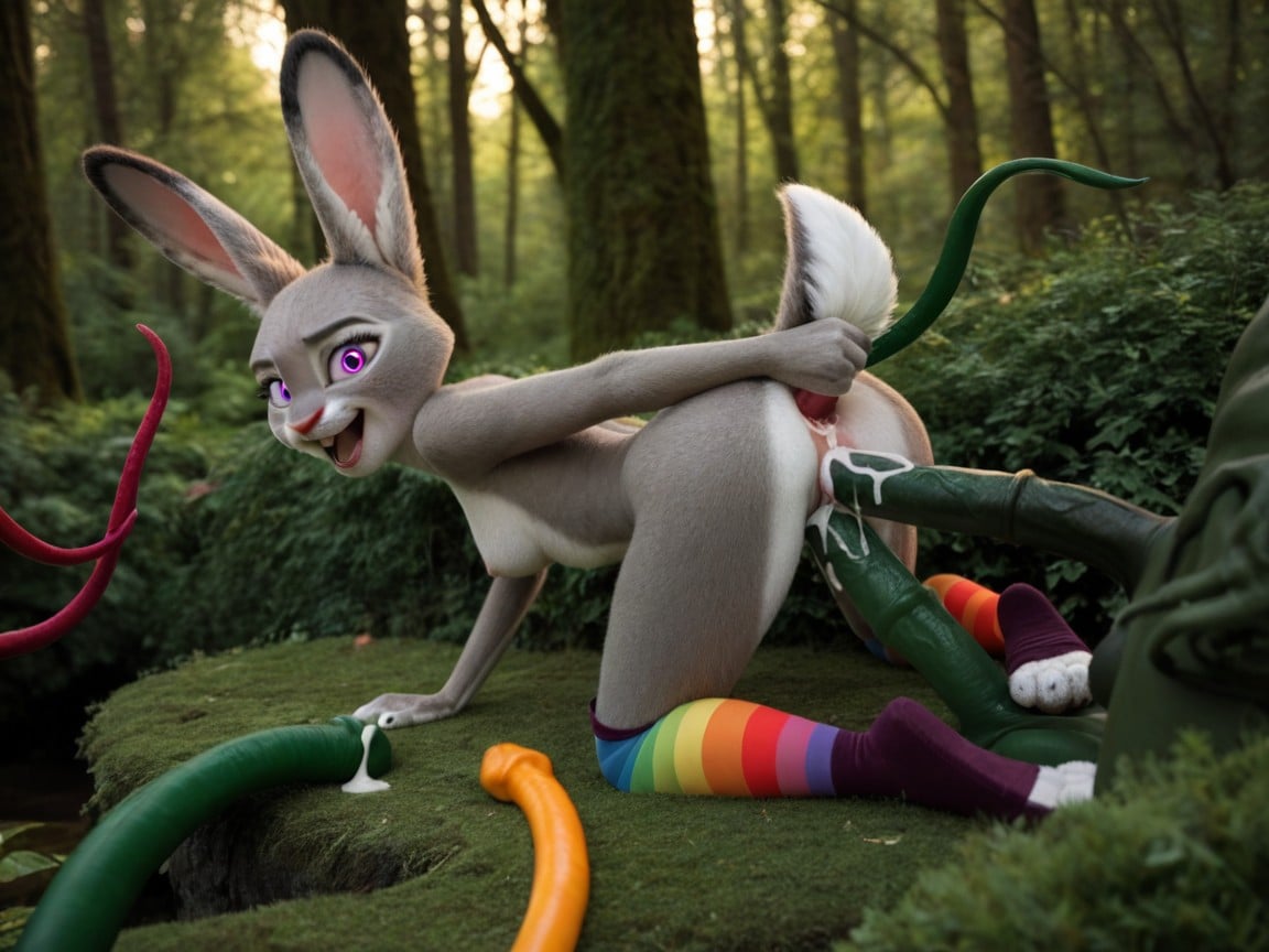 Judy Hopps, Spitroast, GapeingPorno AI