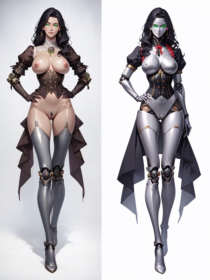 Robot, Night, Full Body AI Porn