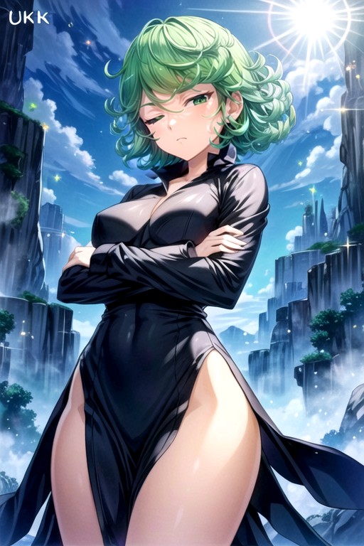 Model, Sad, Tatsumaki (one Punch Man) Shemale AI Porn