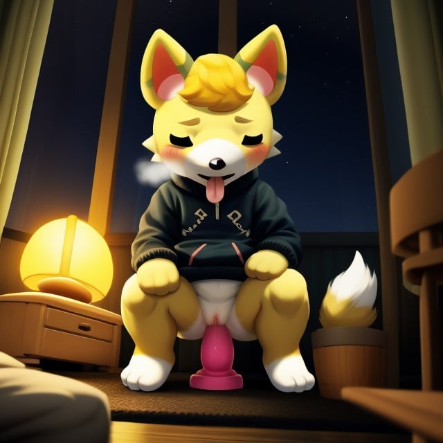 Pullover Sweater, Animalcrossing Indoors, Animalcrossing VillagerAI獸人黃片