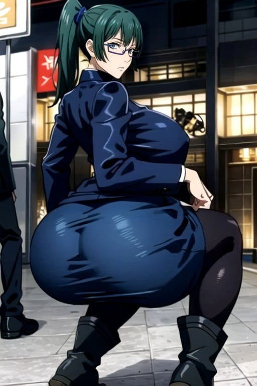 Fake Breasts, Maki Zenin (jujutsu Kaisen), Supporting Ass AI Porn