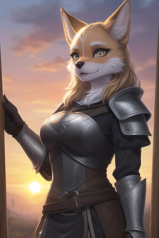 Guantes De Armadura, Armadura, AtardecerPorno AI Furry