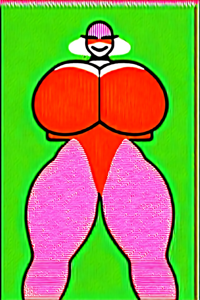 Areola Slip, Flirting With Viewer, Breasts Barely Fit In Bikini Furry AI Porn