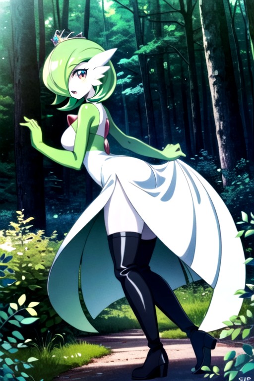 Gardevoir (pokemon), Rear View, Side View AI Gay Porn