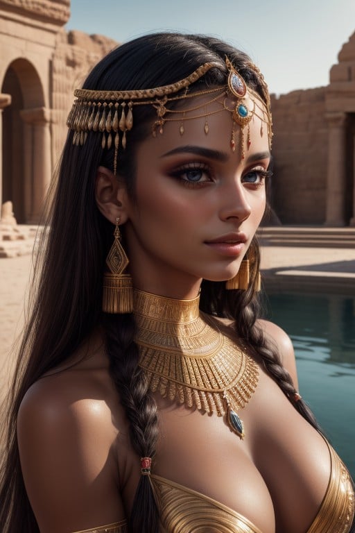 Skinny, Egyptian, Cute AI Porn