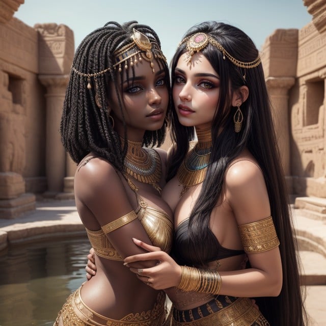 Egyptian, Oasis, Cute AI Porn