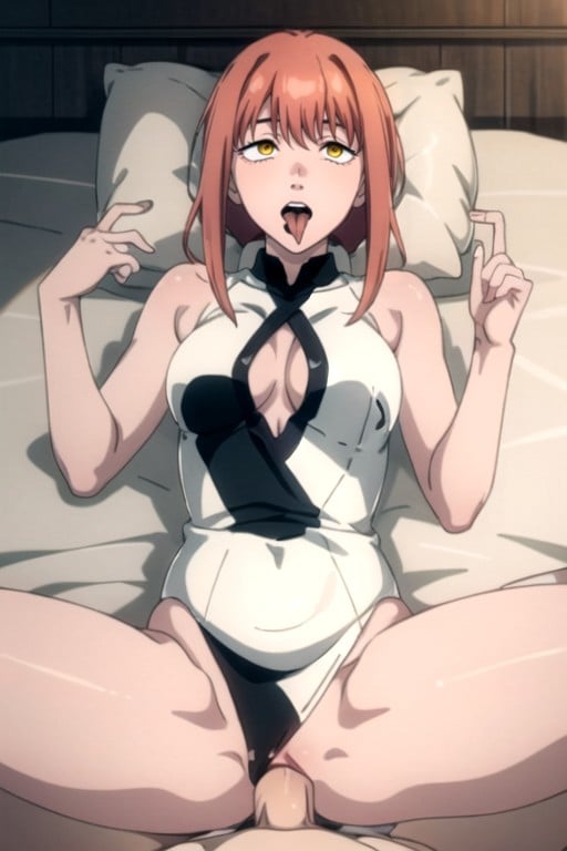 Missionário, Makima (chainsaw Man), Ahegao Pornografia de IA