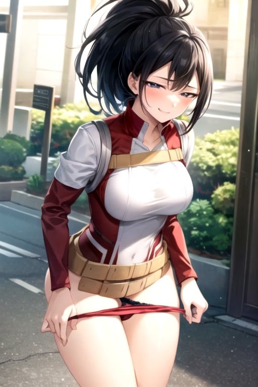 Gros Cul, Excité, Momo Yaoyorozu (my Hero Academia)Porno IA