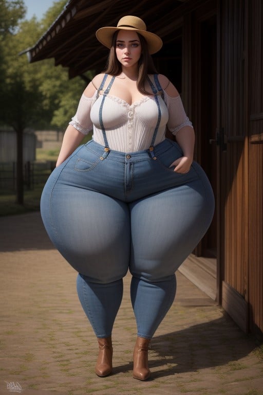 The Fattest Woman Ever, Ssbbw, Weight Gain Pornografia de IA