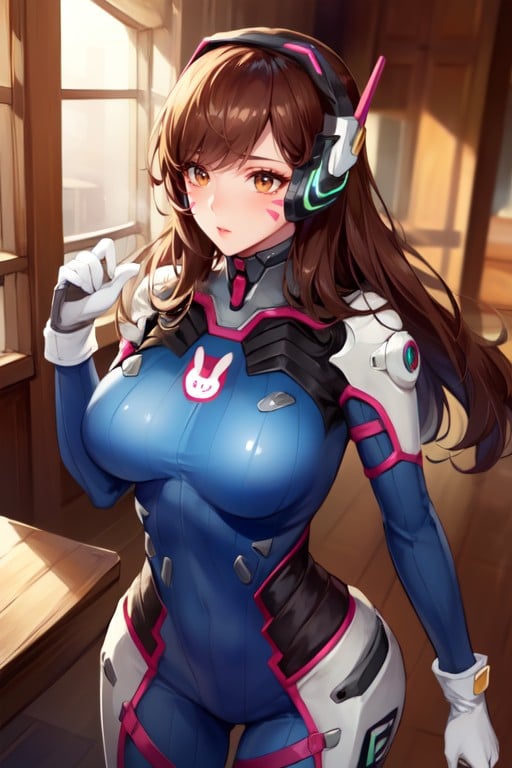 D'va (overwatch), De Pie, DesnudaPorno AI