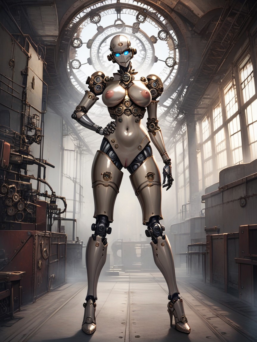 Robot, Front View, Small Ass AI Porn