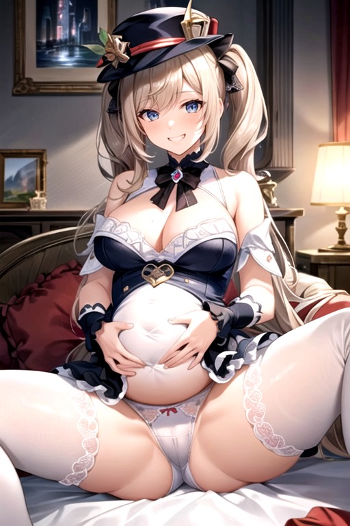 Spread Legs, Pregnant, Barbara (genshin Impact)Porno AI