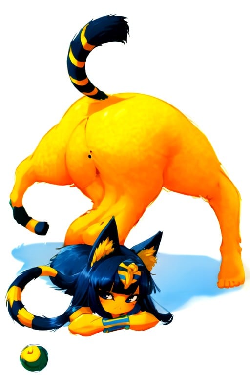 Jack O' Lantern Pose , Ankha (animal Crossing), Extremely Large Ass AI Porn