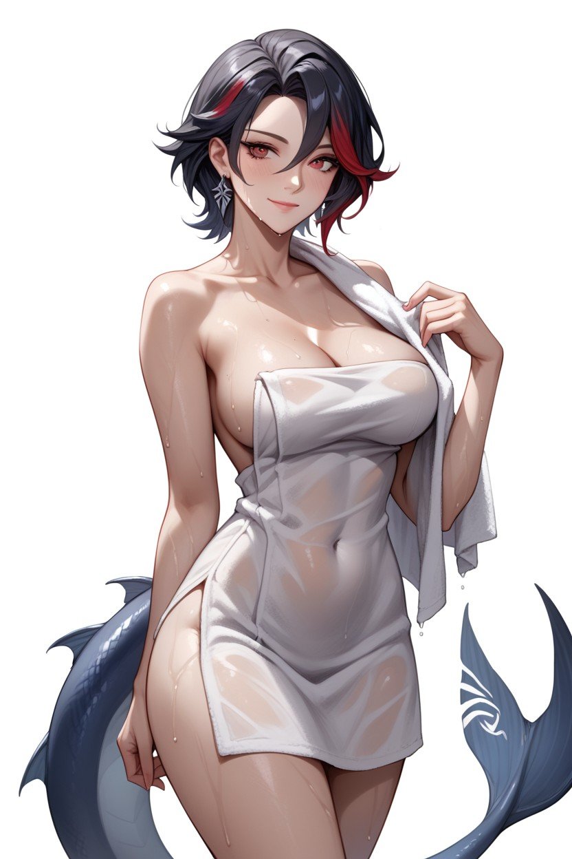 Ellen Joe From Zenless Zone Zero, High Resolution, Blush Porno IA Asiatique