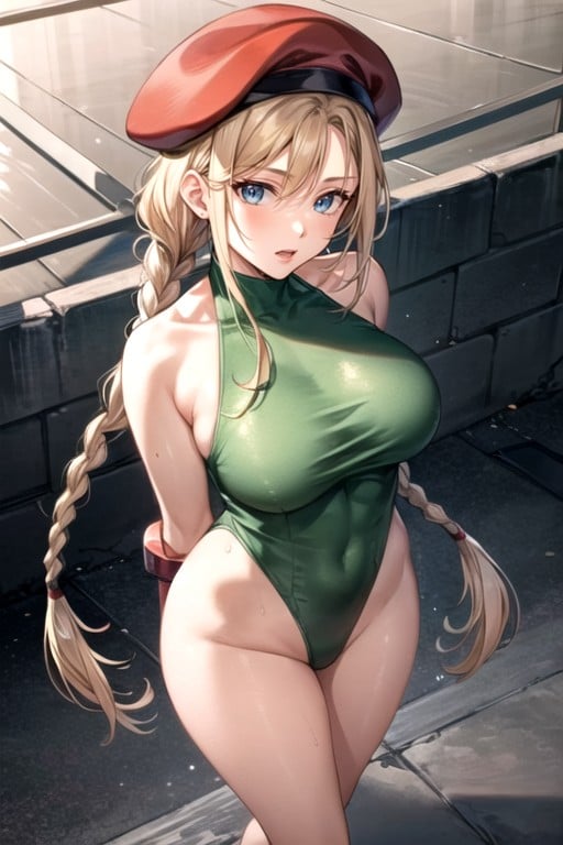 Tir À La Taille, Cammy White, Bras Derrière Le DosPorno IA Hentai