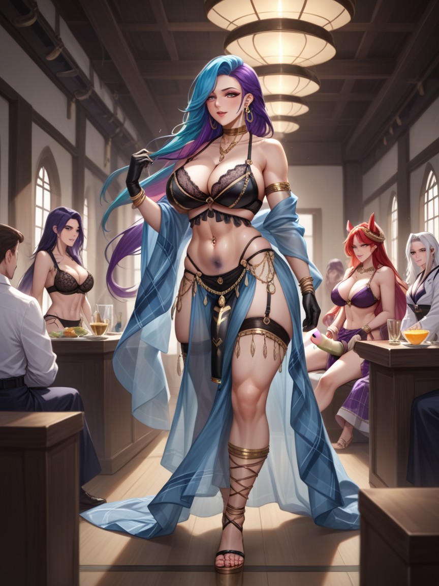 Lingerie, Fucking, Belly Dancer Hentai AI Porn