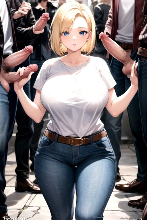 Android 18 (dragon Ball Z), Bbw, Cul ÉnormePorno IA