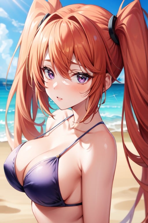 Shidou Irina (hsdxd), Bikini, PlagePorno IA